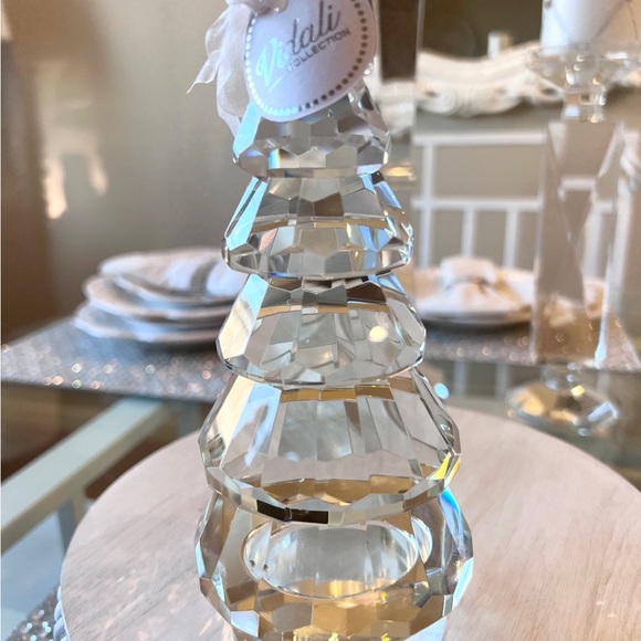 Luxury Luxe Glass Crystal Glam Christmas Tree Decor Vidali NEW - Picture 2 of 5